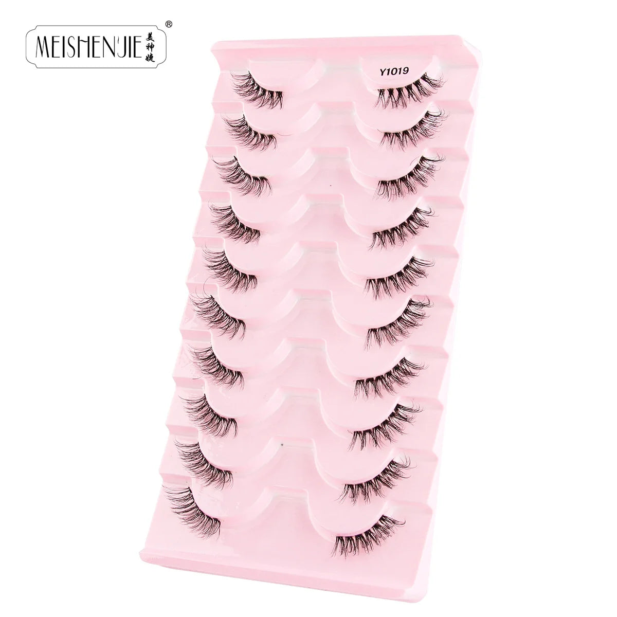 3/7/10 pairs Half Eye Lashes Natural