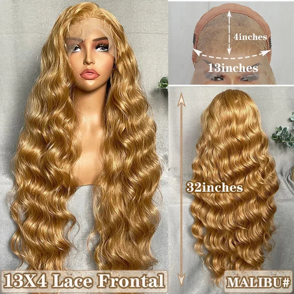 X-TRESS Long Straight Layered Wigs 13X4 Lace Frontal Free Part Synthetic Hair Wig with Baby Hair For Women 32inch Black Colored