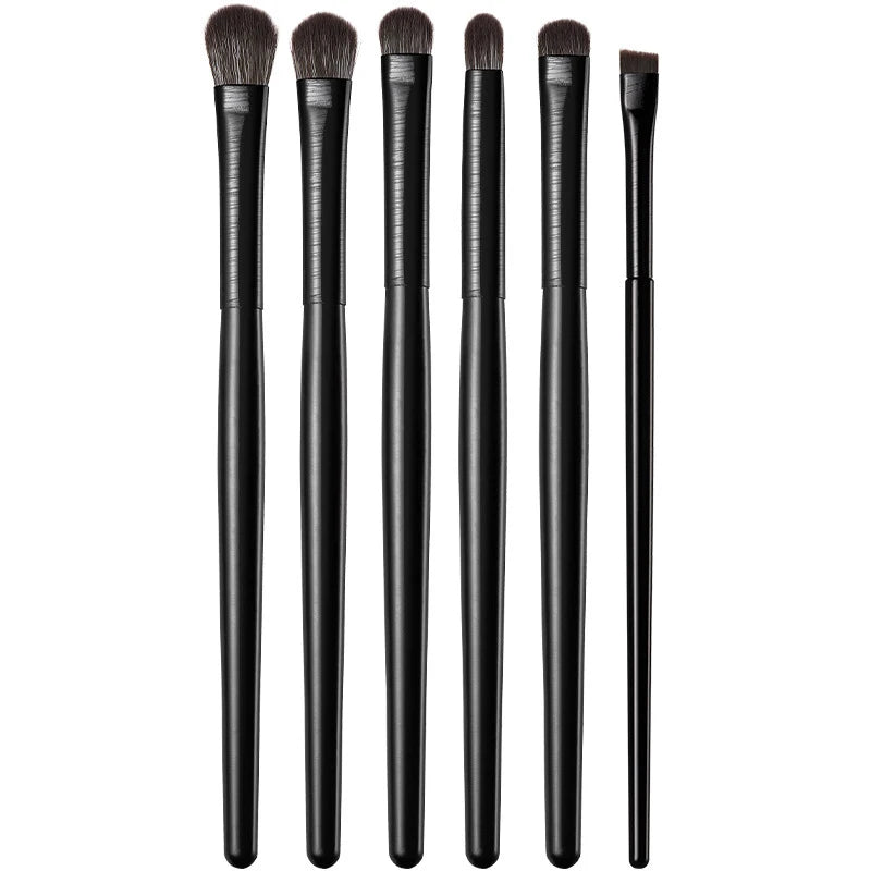 Natural Eye Makeup Brushes Set Eyeshadow Brush Eyebrow Contour Eyeliner Brush Women Eyes Cosmetic Blending Detail Make Up Tools