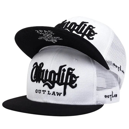 Fashion Adjustable Fastball CAP Thuglife Embroidery