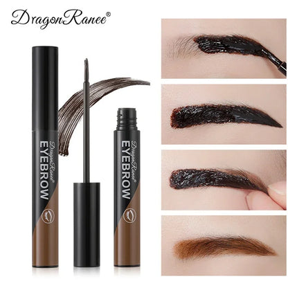 1Pcs Peel Off Eye Makeup Permanent Eye Brow Tattoo Tint Brown Long-lasting Waterproof Dye Eyebrow Gel Cream Make Up Cosmetics