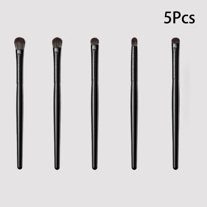 Natural Eye Makeup Brushes Set Eyeshadow Brush Eyebrow Contour Eyeliner Brush Women Eyes Cosmetic Blending Detail Make Up Tools