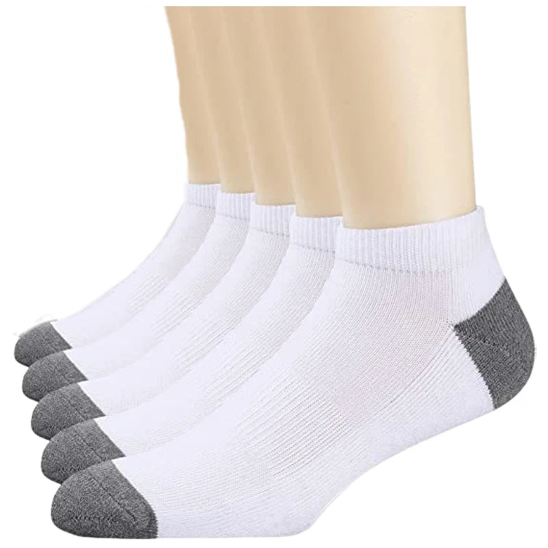 5 Pairs Of Socks Men's Short Socks Spring, Autumn And Winter Sports Sweat-absorbent And Odor-resistant Boat Socks Thin Low-cut S