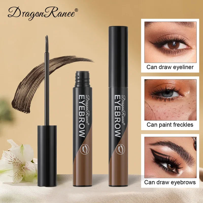 1Pcs Peel Off Eye Makeup Permanent Eye Brow Tattoo Tint Brown Long-lasting Waterproof Dye Eyebrow Gel Cream Make Up Cosmetics