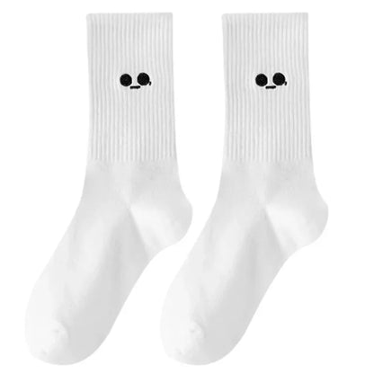 New Cool Women White Cute Funny Socks Set Cartoon Lady Autumn Winter Female Girl Kawaii Sport Short Socks For Women