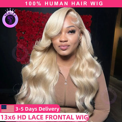 30 inch 613 Hd Lace Frontal Wig 13x6 13x4 Body Wave Human Hair Wigs Blonde Human Lace Front Wig 180% Density 613 Human Hair Wig