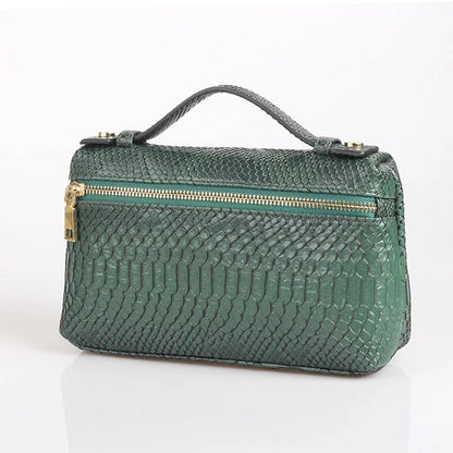 XMESSUN Women Make Up Bag Crocodile Pattern Clutch Bag 2025 Luxury High Quality Handbag Designer Handbag Purse 2022 Trendy Bag